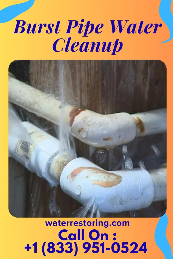 Burst Pipe Water Cleanup in Hope Mills, NC